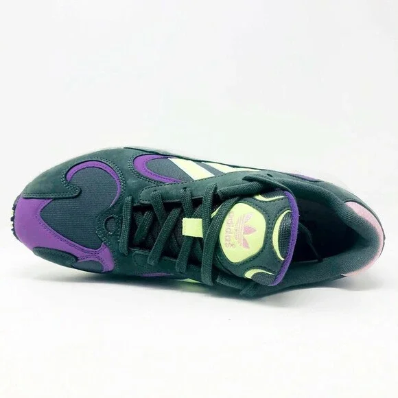 Adidas Yung 1 Legend Ivy Hi Res Yellow Active Purple Mens Size 9 BD7655 - Picture 4 of 5